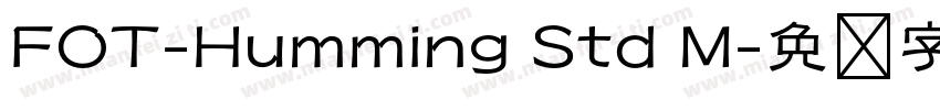 FOT-Humming Std M字体转换